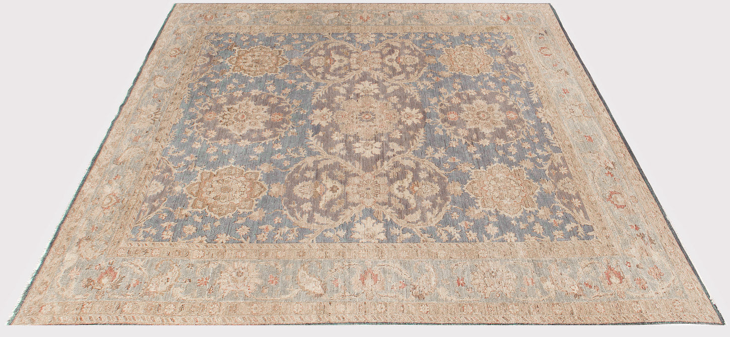 Hazara - Azure Bloom Rug