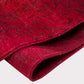 Das Uno - Deep Red Statement Rug