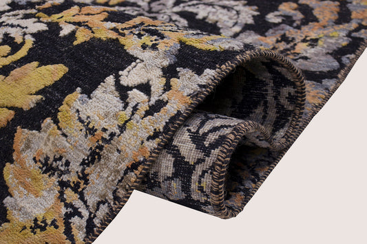 Art Inspired Rug - Erased High Low Damask Rug