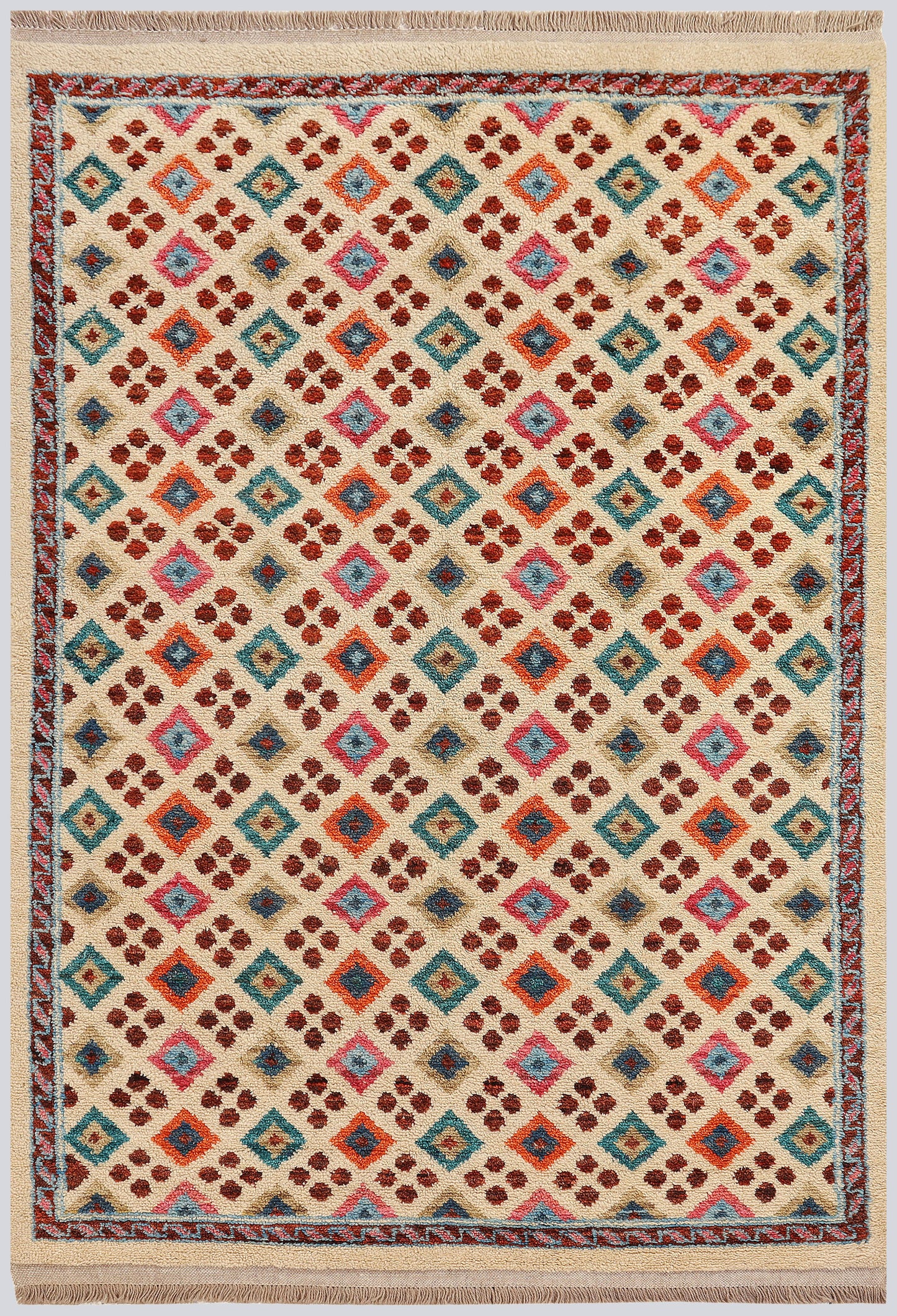 Marrakech - Mosaic Design Loop Pile Rug