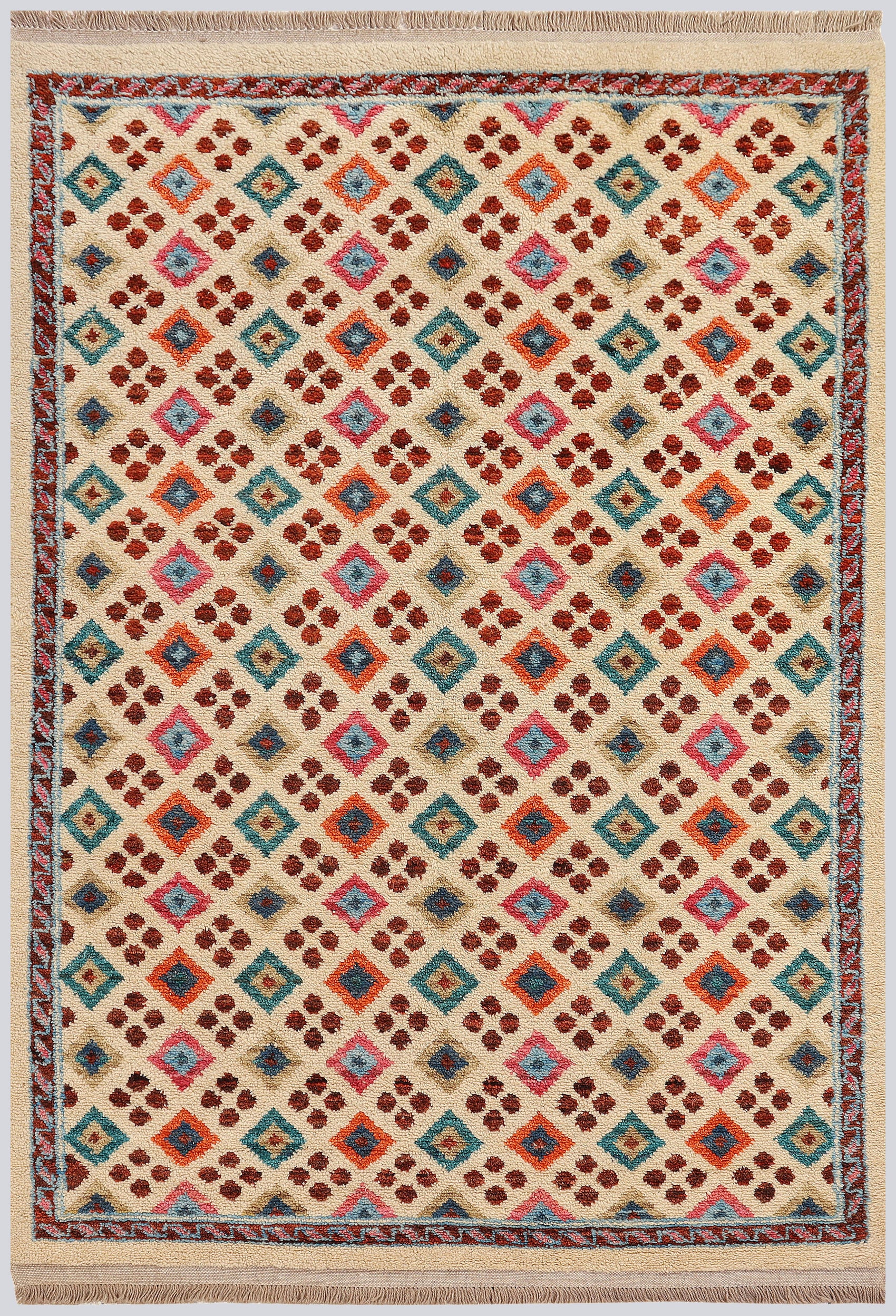 Marrakech - Mosaic Design Loop Pile Rug