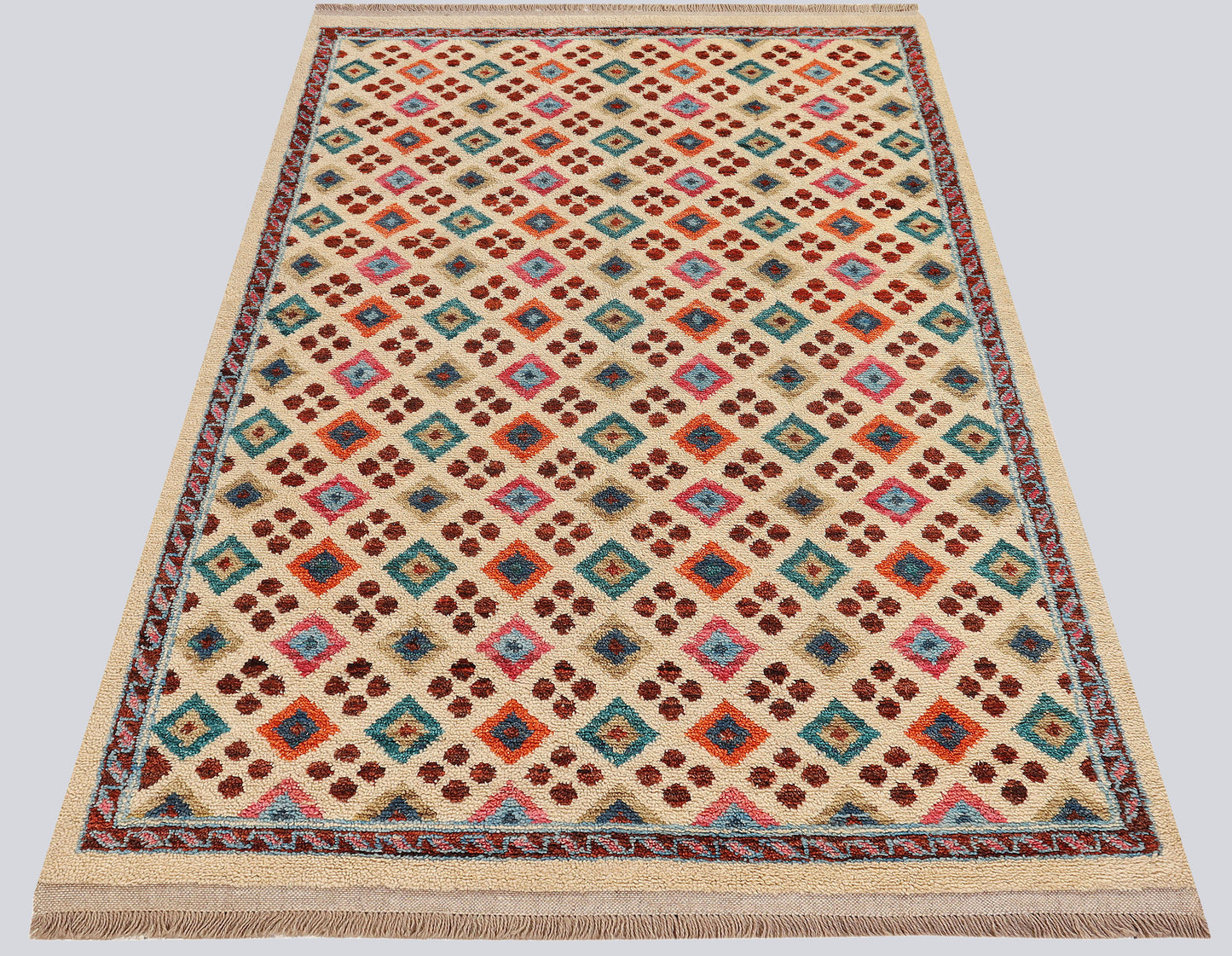 Marrakech - Mosaic Design Loop Pile Rug