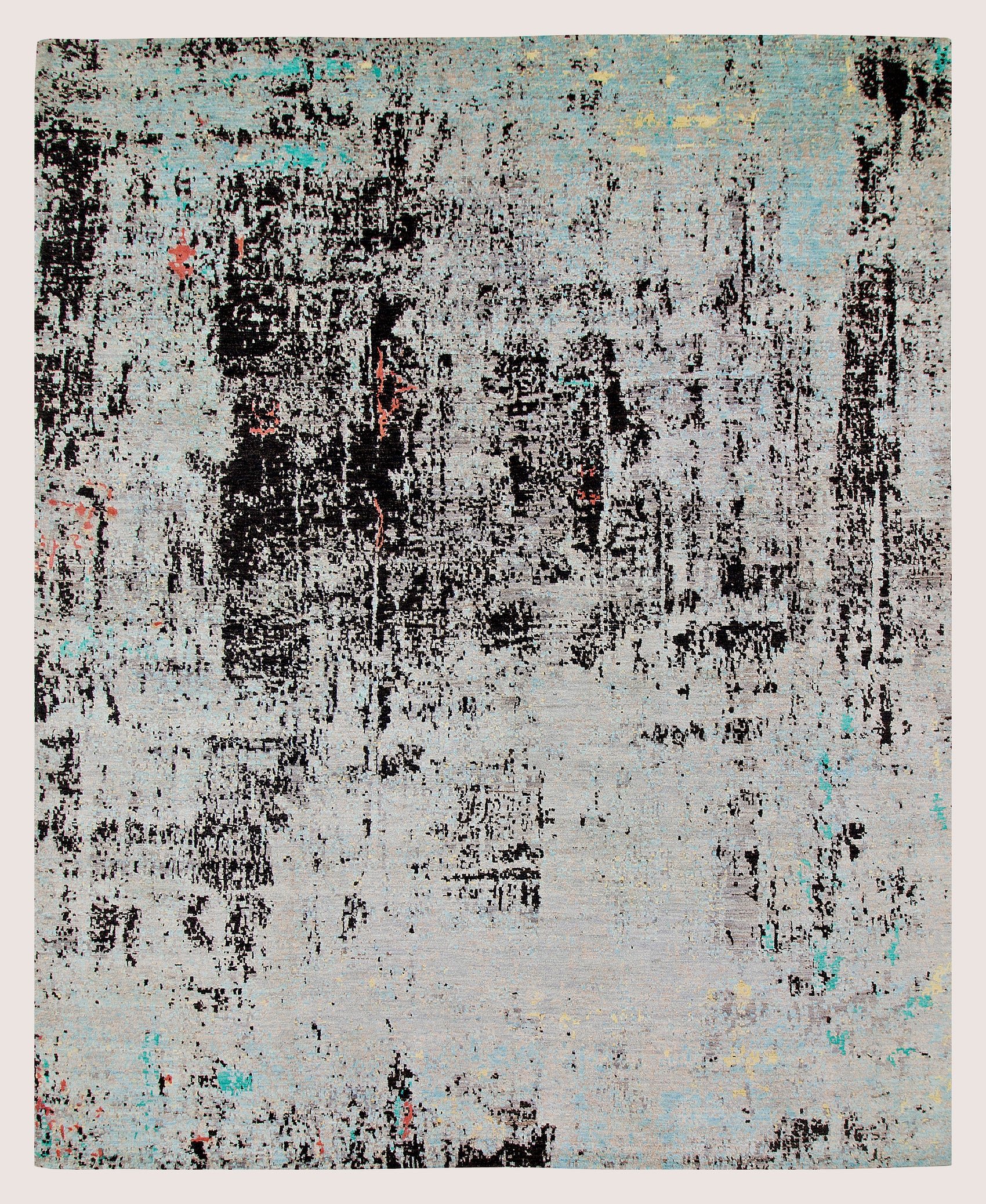 Art Inspired Rug - Color Burst Abstract Rug