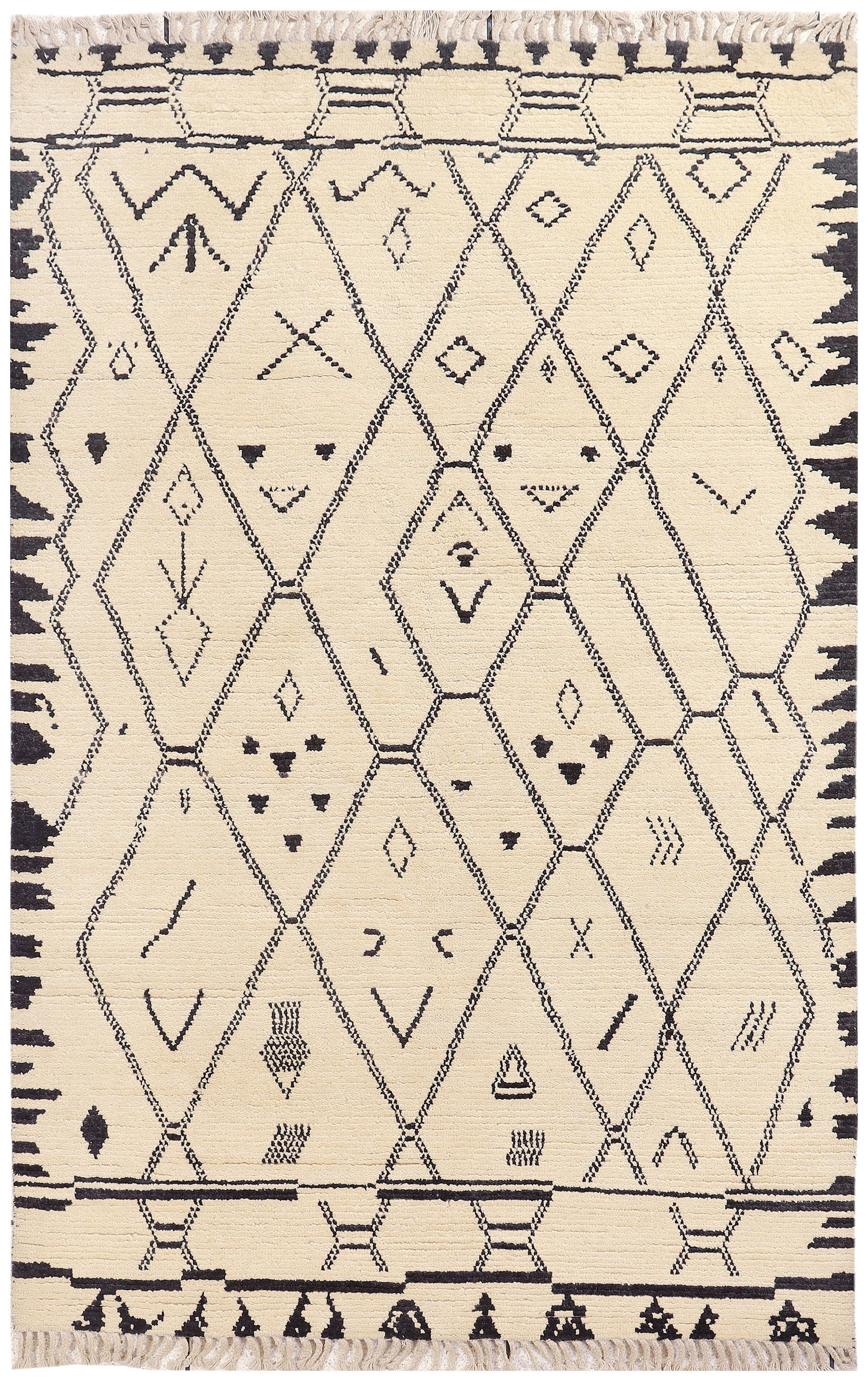 Marrakech - Tribal Pattern Berber Rug