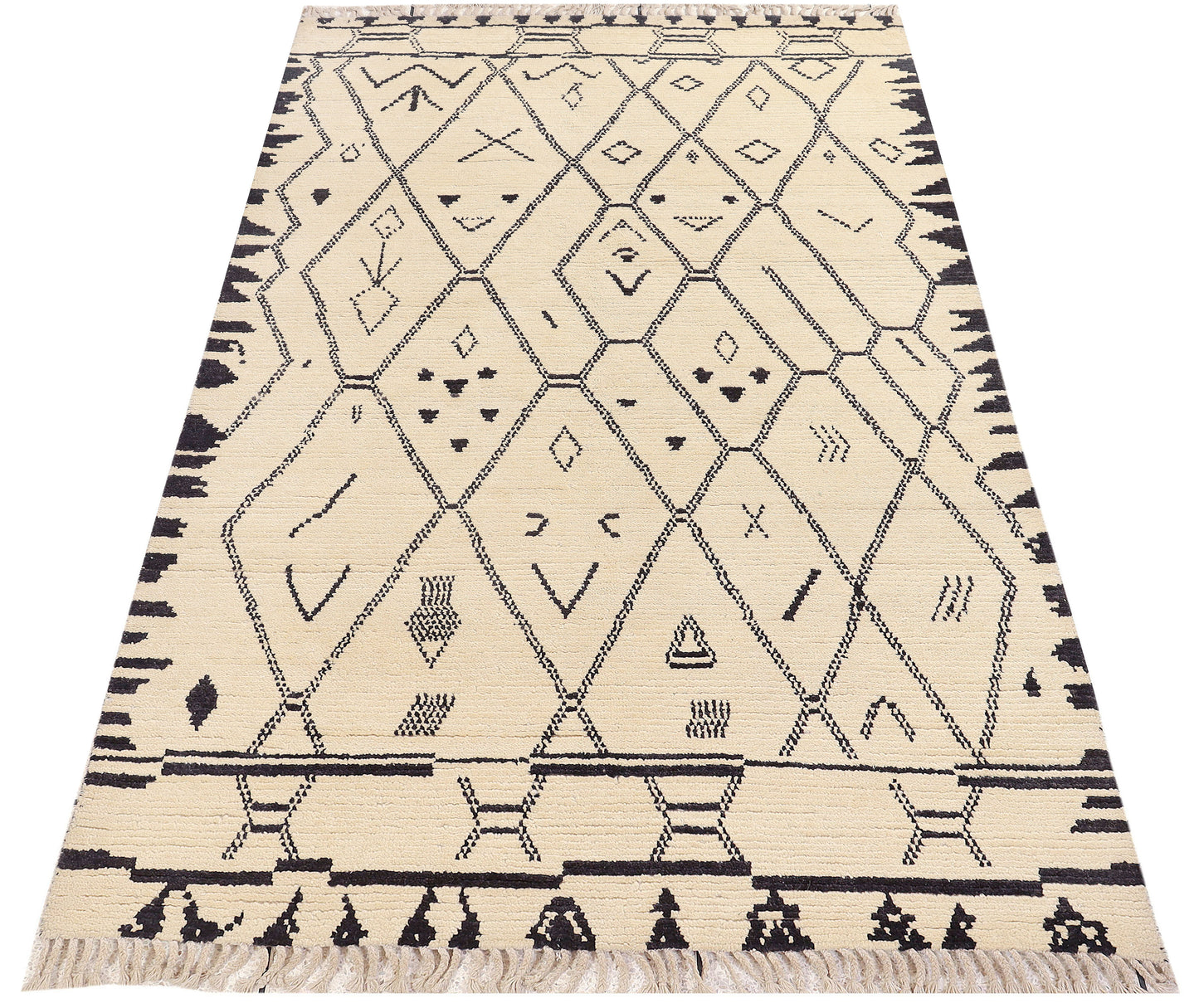 Marrakech - Tribal Pattern Berber Rug