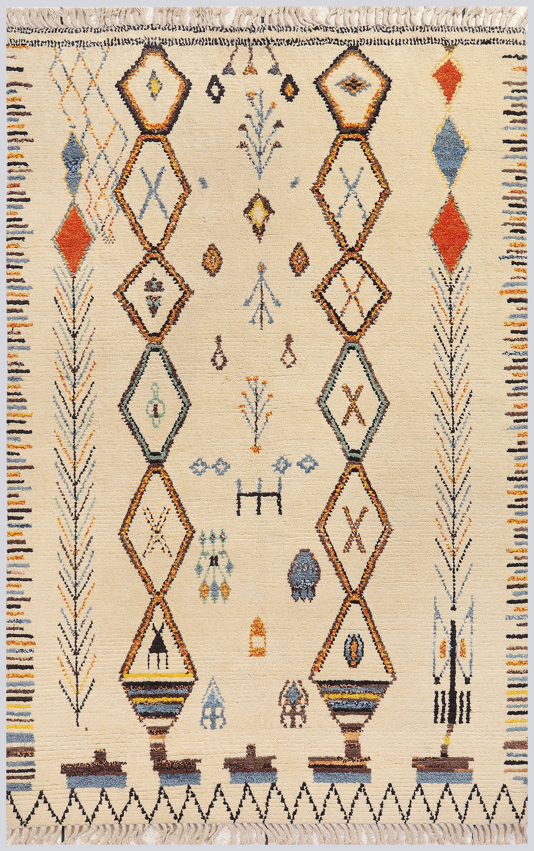 Marrakech - Berber Style High Pile Rug