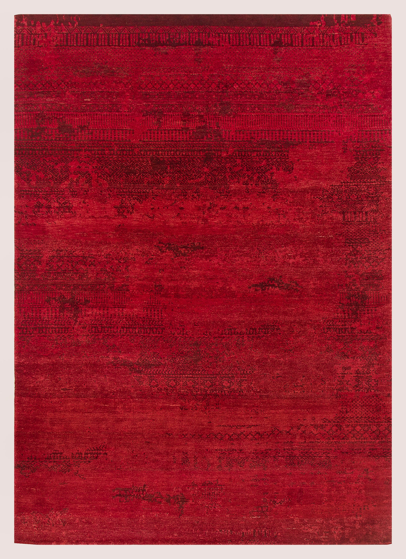 Art Inspired - Abstract Erased Tribal Rug